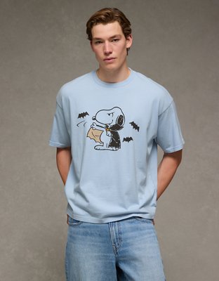 AE Boxy Halloween Snoopy Graphic T-Shirt