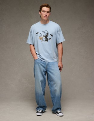 AE Boxy Halloween Snoopy Graphic T-Shirt