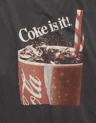 AE Boxy Coca-Cola Graphic T-Shirt