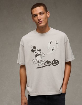 AE Playera Recta con Gráfico de Mickey Mouse en Halloween
