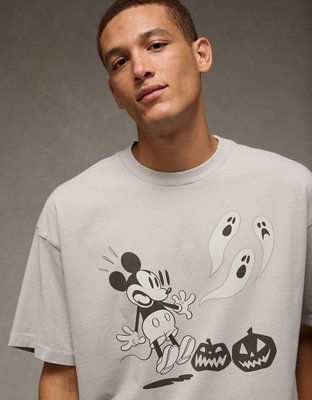 AE Boxy Halloween Mickey Mouse Graphic T-Shirt