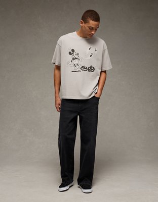 AE Boxy Halloween Mickey Mouse Graphic T-Shirt
