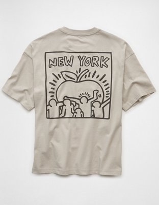 AE Boxy Keith Haring Graphic T-Shirt