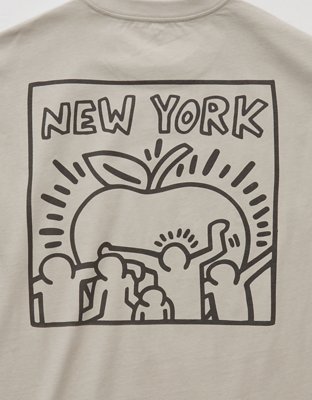 AE Boxy Keith Haring Graphic T-Shirt