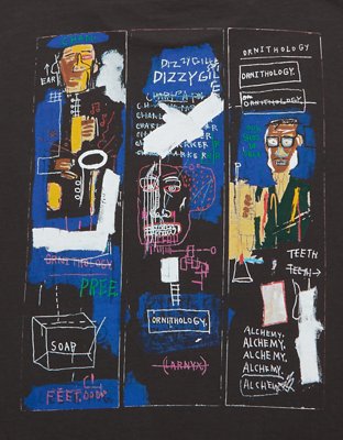 AE Boxy Jean-Michel Basquiat Graphic T-Shirt