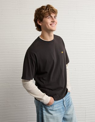 AE Boxy Jean-Michel Basquiat Graphic T-Shirt