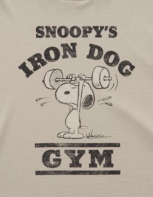AE T-shirt Recta con Gráfico de Snoopy