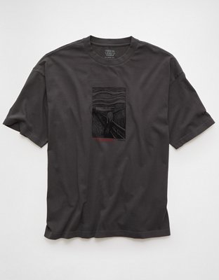 AE Boxy The Scream Graphic T-Shirt