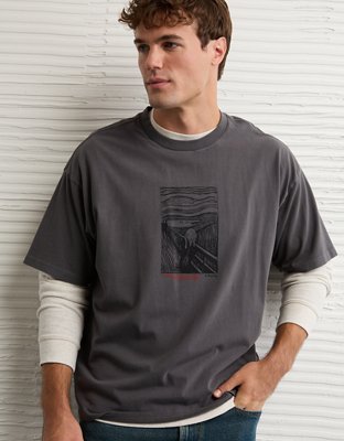 AE Playera Recta con Gráfico de The Scream