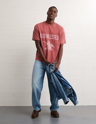 AE Boxy Budweiser Graphic T-Shirt