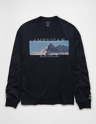 AE Boxy Long Sleeve Destination Graphic T-Shirt