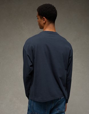AE Boxy Long Sleeve Destination Graphic T-Shirt