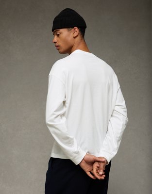 AE Boxy Long Sleeve Destination Graphic T-Shirt