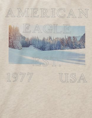 AE Boxy Long Sleeve Destination Graphic T-Shirt