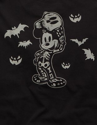 AE Boxy Mickey Halloween Graphic T-Shirt