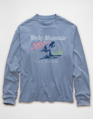 AE Boxy Long Sleeve Destination Graphic T-Shirt