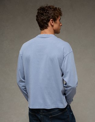 AE Boxy Long Sleeve Destination Graphic T-Shirt