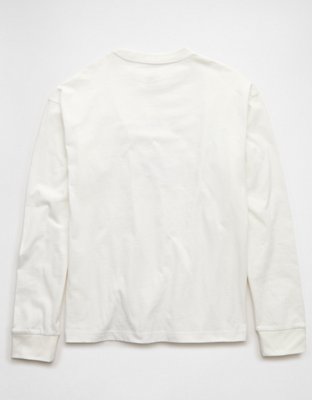 AE Playera Recta Manga Larga con Gráfico de Snoopy