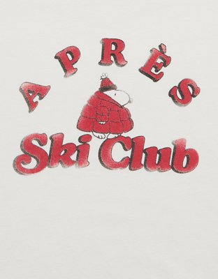 T-shirt droit à manches longues image Snoopy AE