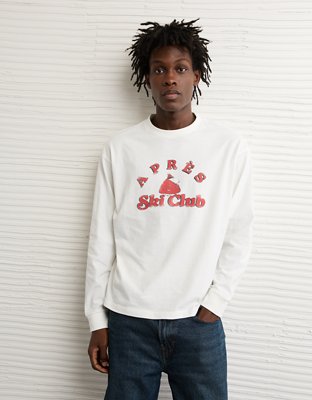 AE Playera Recta Manga Larga con Gráfico de Snoopy