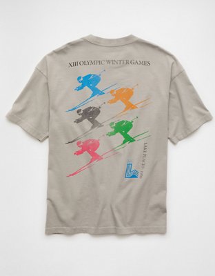 AE Winter Olympics Boxy Graphic T-Shirt