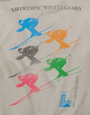 AE Winter Olympics Boxy Graphic T-Shirt