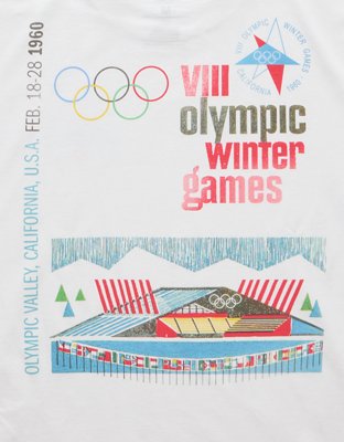 AE Winter Olympics Boxy Graphic T-Shirt