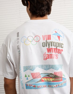 AE Winter Olympics Boxy Graphic T-Shirt