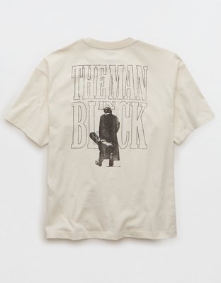 AE Boxy Johnny Cash Graphic T-Shirt