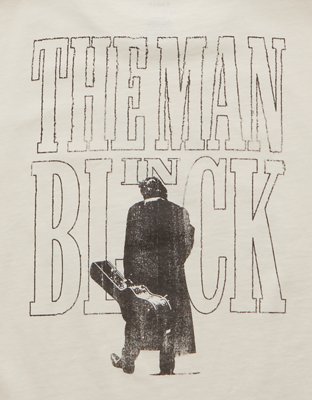 AE Boxy Johnny Cash Graphic T-Shirt