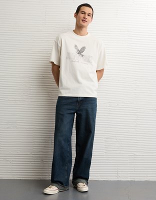 AE Boxy Johnny Cash Graphic T-Shirt