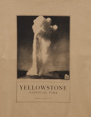 AE Boxy Yellowstone Nat'l Park Graphic T-Shirt