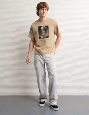 AE Boxy Fit Yellowstone Nat'l Park Graphic T-Shirt | American Eagle