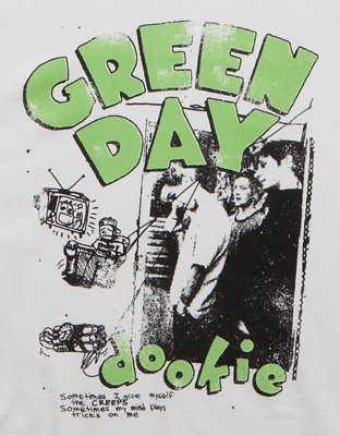 AE Boxy Green Day Graphic T-Shirt