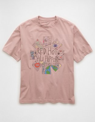 AE Boxy Red Hot Chili Peppers Graphic T-Shirt