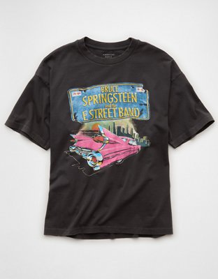 AE Boxy Bruce Springsteen Graphic T-Shirt | American Eagle