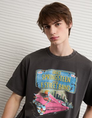 AE Boxy Fit Bruce Springsteen Graphic T-Shirt | American Eagle