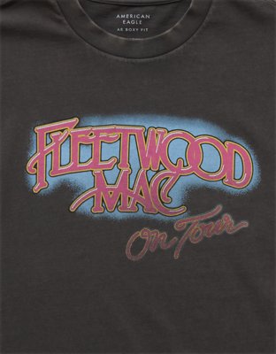 AE Boxy Fleetwood Mac Graphic T-Shirt