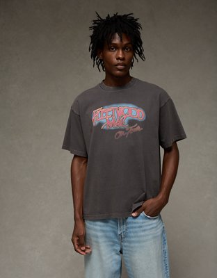 AE Boxy Fleetwood Mac Graphic T-Shirt