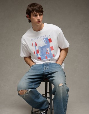 AE Boxy Bruce Springsteen Graphic T-Shirt