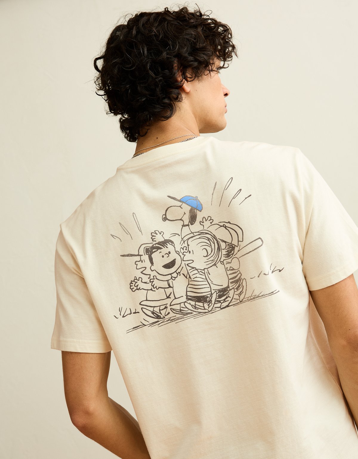 AE Standard Fit Snoopy Graphic T-Shirt - image 2