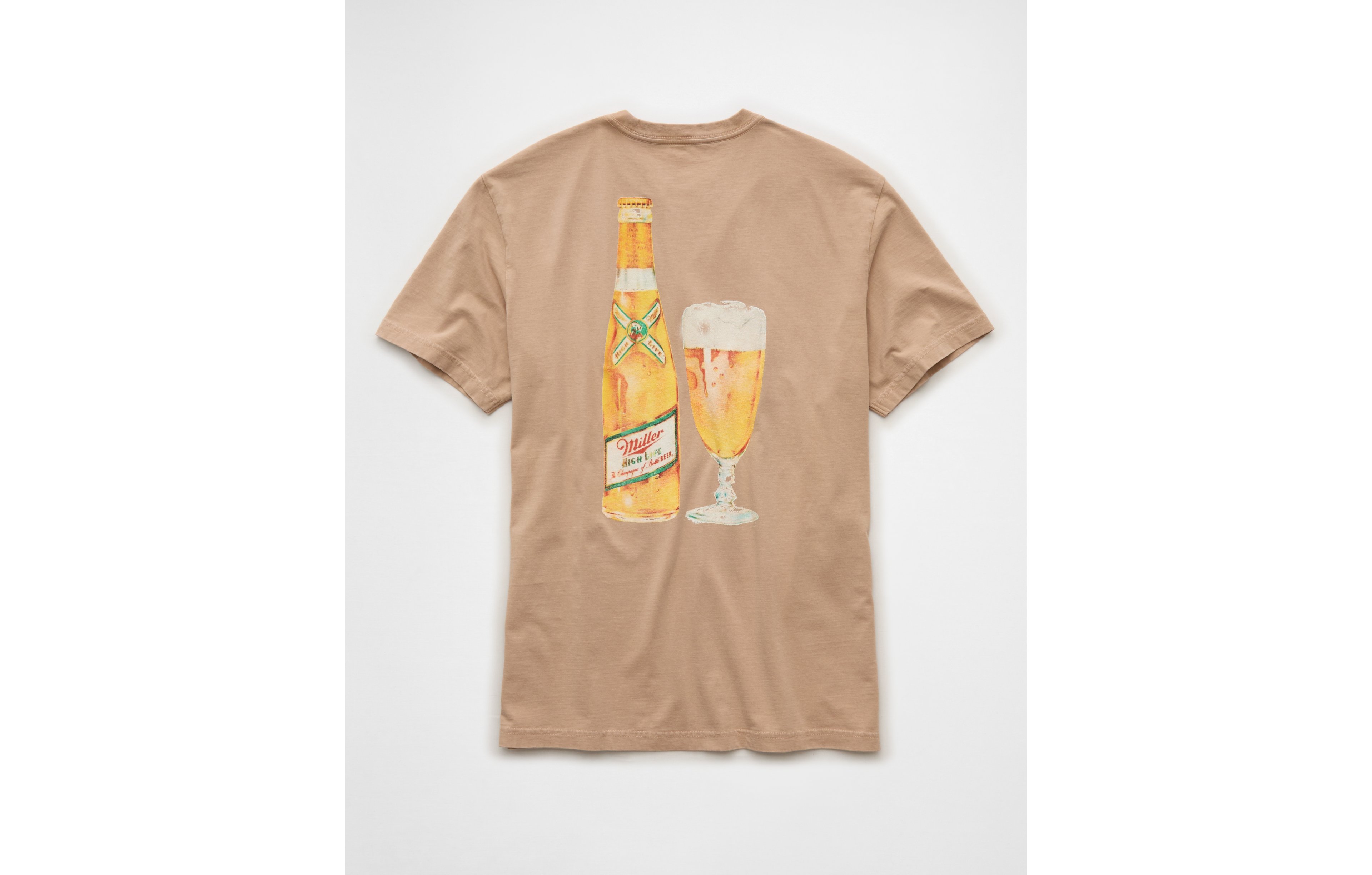 AE Boxy Fit Miller Beer Graphic T-Shirt
