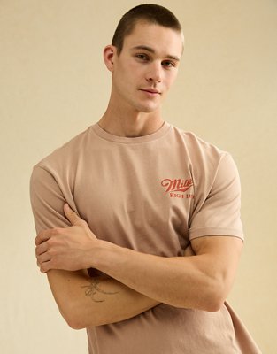 AE Boxy Miller Beer Graphic T-Shirt