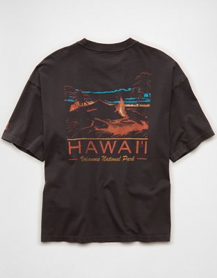 AE Boxy Hawaii National Park Graphic T-Shirt
