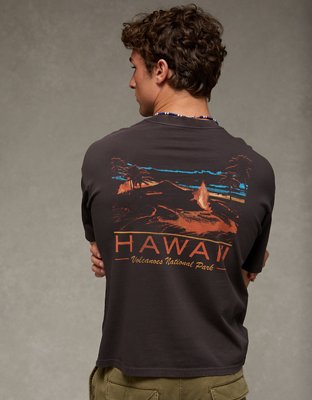 AE Boxy Hawaii National Park Graphic T-Shirt