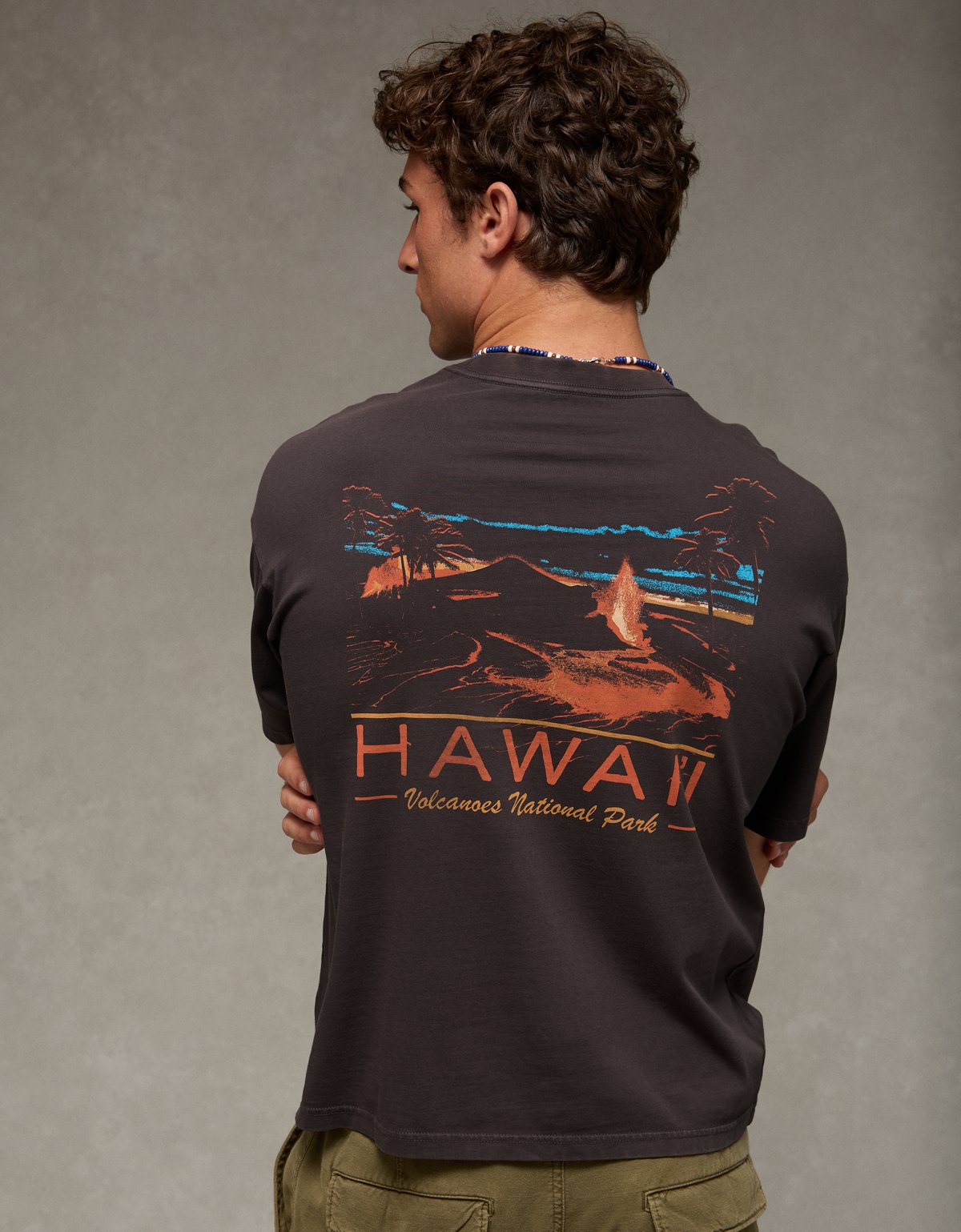 AE Boxy Hawaii National Park Graphic T-Shirt - image 2