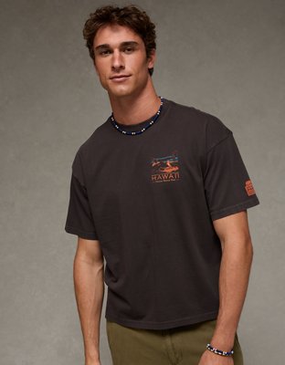 AE Boxy Hawaii National Park Graphic T-Shirt