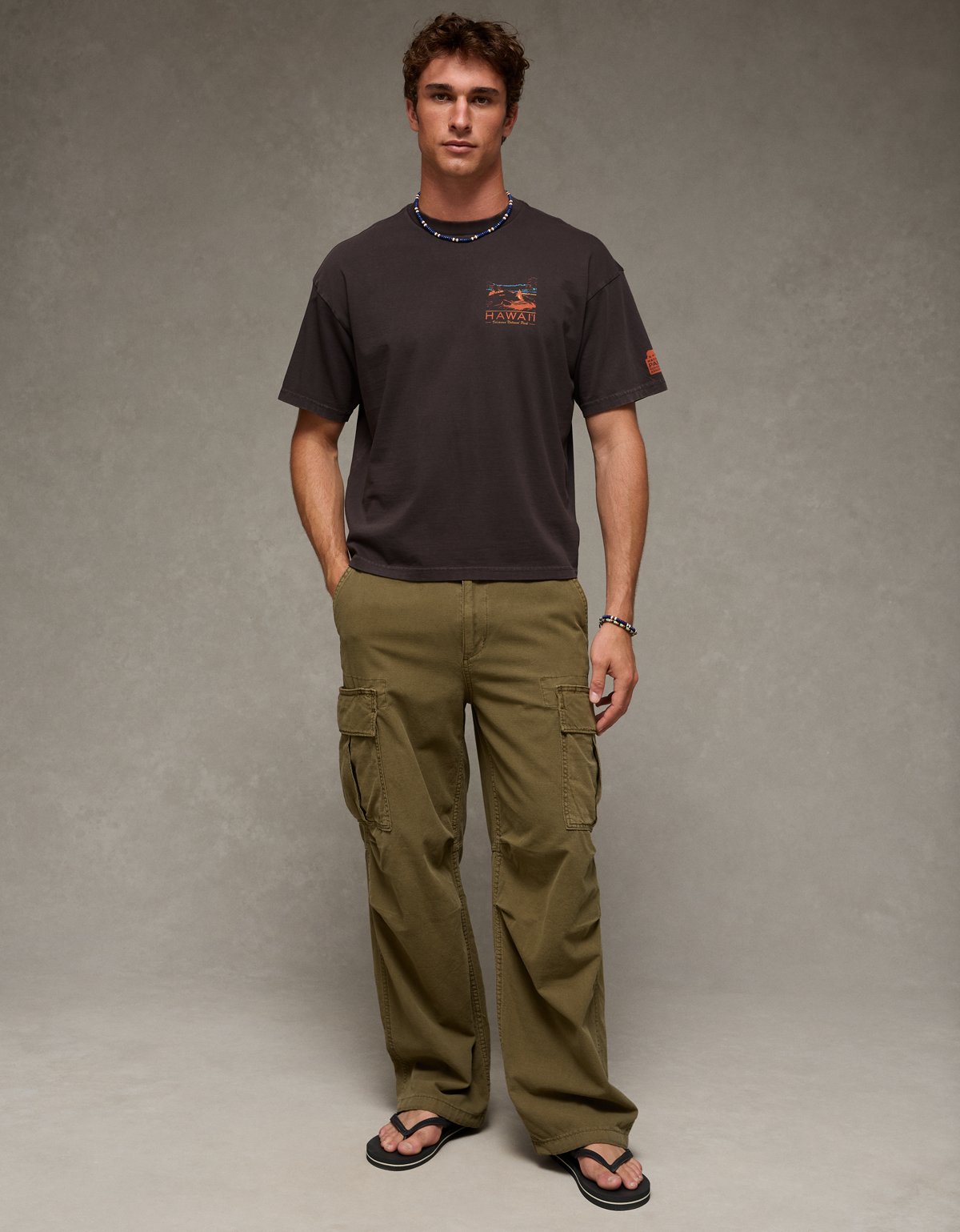 AE Boxy Hawaii National Park Graphic T-Shirt - image 5