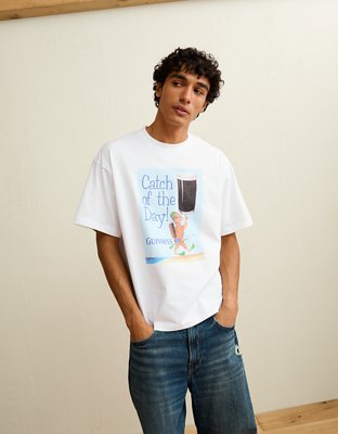 AE Boxy Fit Guinness Graphic T-Shirt