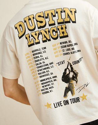 AE Boxy Dustin Lynch Graphic T-Shirt